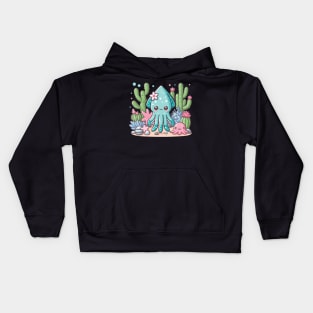 Cute Squid Kids Hoodie